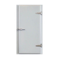 Porte d'entreposage frigorifique de plain-pied à isolation thermique PUR PIR Porte semi-encastrée pour chambre froide de congélateur