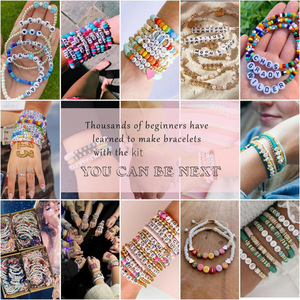 Diy <b>Clay</b> Bead Jewelry Making Kit 5000 Pieces Polymer <b>Clay</b> <b>Set</b> For Kids Age 7 12 Years Craft Toy With Tools And Charms - Product Image 4