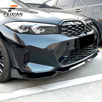 Para BMW Serie 3 G20 LCI 2023+ 320i 325i M Sport, Kit de Carrocería con Parachoques Delantero de Fibra de Carbono ABS, Color Negro Brillante, Suministro al por Mayor FEIXIAN