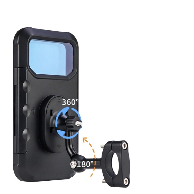 Waterproof Touch Screen Phone Case Handlebar Mount Motorcycle Phone Holder Charger Bike Phone Holder