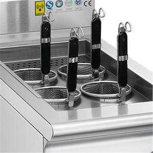 Cuiseur à pâtes à induction électrique commercial Cuiseur à nouilles à réservoir unique avec 4 paniers pour restaurant et restauration - Product Image 2