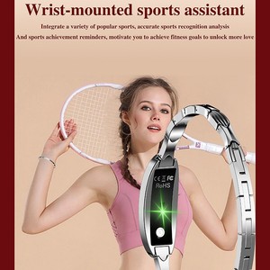 NX W8 스마트 팔찌 생활 방수 TFT 디스플레이 심박수 수면 건강 생리 주기 스트레스 모니터링 다중 스포츠 모드 - Product Image 3