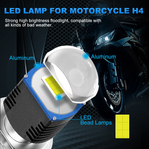 Nouveau projecteur Led lentille phare haut bas faisceau projecteur lentille H4 moto LED phare H4 lentille Led phare - Product Image 3