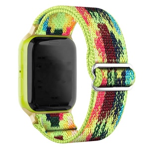 Correa de Tela Elástica Multicolor para Reloj Deportivo, Correa de Nailon Trenzado para Apple Watch de 49 mm, 46 mm y 42 mm, Disponible en Fábrica para Venta al por Mayor - Product Image 1