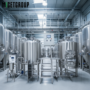 Equipo Compacto de Elaboración de Cerveza de Acero Inoxidable SUS304 de 500L, Ahorra Espacio, para Cervecerías Pequeñas y Microcervecerías - Product Image 1