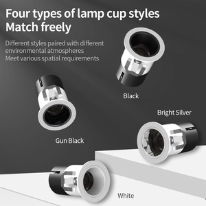 Éclairage commercial moderne, projecteur LED en aluminium 3W-15W, haute luminosité, anti-éblouissement, bouton rotatif, IP33, 35mm-60mm, pour chambre à coucher, hôtel - Product Image 3