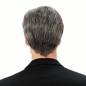 <span class=keywords><strong>Peluca</strong></span> sintética para hombre y mujer, <span class=keywords><strong>peluca</strong></span> corta de pelo rizado en capas, <span class=keywords><strong>peluca</strong></span> de disfraz marrón - Product Image 6