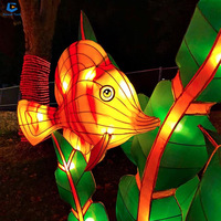 FL19 Giant Light Decoration Festival Laterne Tiers eiden laternen