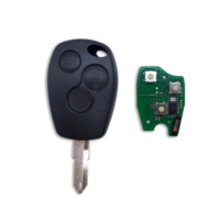 Porte-clés de voiture à 3 boutons 433Mhz ID46 PCF7947 Chip pour Renault Wind Clio Modus Kangoo Master Twingo 2004-2016 avec lame NE72
