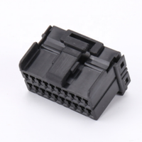 Conector de Terminales de Cable PCB de 20 Pines y 2.54 mm, Carcasa de Nailon, Contactos de Latón, Conector de Cableado Automotriz Macho y Hembra