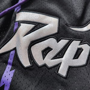 Shorts de basketball pour hommes en coton respirant à séchage rapide, avec logo personnalisé imprimé, longueur genou, cordon de serrage, maille, service OEM - Product Image 4