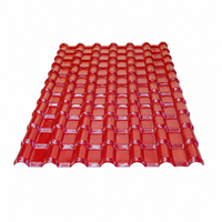 Tôle de toiture en plastique ASA UPVC de style espagnol, isolante thermiquement et acoustiquement, tuile de toiture en PVC pour villas résidentielles
