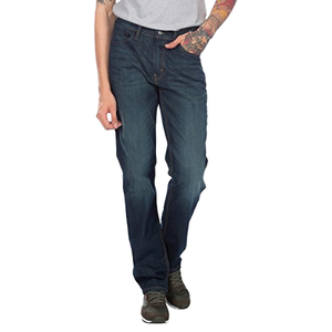 Jeans de Mezclilla para Hombre de Alta Calidad, Corte Recto, Cintura Elástica, Ajuste Relajado, Color Sólido, Formales, Casuales, Elásticos, Tallas Grandes - Product Image 1
