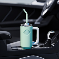 Vente en gros de housse de protection personnalisée pour bouteille d'eau housse de protection en silicone pour gobelet Stanley Quencher Adventure 40oz