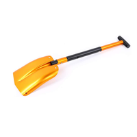 Pelle à neige portable réglable à prix d'usine, design pliable en trois parties, pousse-neige à prise facile pour voiture, camping en extérieur