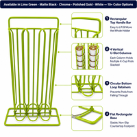 Support à capsules de café Cactus, 52 compartiments, double face, rotatif, en métal, organiseur de capsules de café, support de rangement pour capsules Nespresso, comptoir