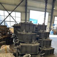 Pabrik Langsung Motor Hemat Energi Tiga hingga Tujuh Lima KW Mesin Penggiling Bijih Batu Wet Pan Mill untuk Pengolahan Bijih Tambang Emas.