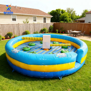 8 joueurs <span class=keywords><strong>action</strong></span> wipeout game meltdown mécanique gonflable wipeout ride zone - Product Image 1