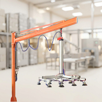 2026 Easytech OEM Lève-vitre à colonne manuel à ventouse, robotisé, pour verre, avec installation étroite de batteries, pour usage intérieur et équipement de déplacement
