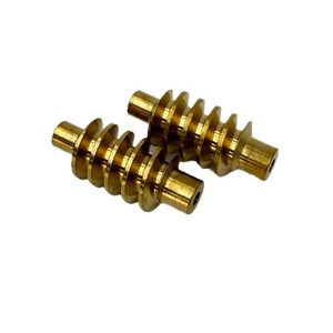 CNC Lathe Machined <b>Worm</b> Gears Nonstandard Copper <b>Worm</b> Gear For Reducers Motors Custom Size Finishing Accuracy - Product Image 1