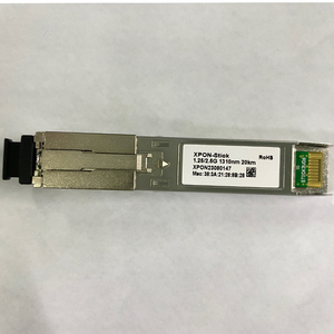 1.25G/ 2.5G XGSPON SFP + ONU Stick Web IP <span class=keywords><strong>MAC</strong></span> <span class=keywords><strong>SN</strong></span> Gérer les modules d'équipement à fibres optiques Simplex SC/APC 1310nm 20KM DOM - Product Image 1