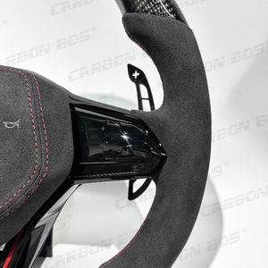 <span class=keywords><strong>Venta</strong></span> Directa de Fábrica con Alcántara para MK8 MK8.5 Volkswagen VW <span class=keywords><strong>Golf</strong></span> 8 GTI R Volante de Fibra de Carbono Negro con LED para MK8 - Product Image 3