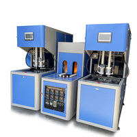 Máquina Sopladora de PET Semiautomática de Alta Velocidad con 4 Cavidades, Componentes PLC y SMC