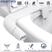 Fabricant OEM ODM – Accessoire de bidet ultra-plat en ABS, non électrique, double buse, écologique, pour salle de bain, usage musulman