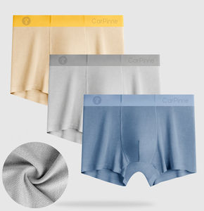 Ropa interior sin rastro para hombre al por mayor, bañadores con bolsa, Bóxer modal transpirable, calzoncillos de pierna corta para hombre - Product Image 6