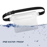 ZONESPORT Pochette de téléphone étanche en PVC écologique - Légère et facile à transporter pour la navigation de plaisance, le kayak, la plage et la course à pied