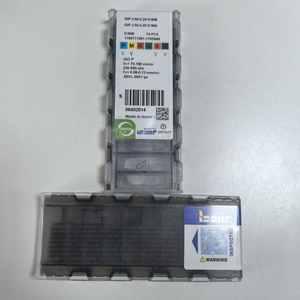 Inserto de Carburo de Tungsteno ISCAR Original GIP 3.00-0.20 IC908, Herramienta de Corte con Dureza HRC, Recubrimiento CBN CVD, Portaherramientas CNC para Acero - Product Image 5