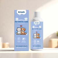 Additif buccal pour animaux de compagnie : Soin dentaire pour chiens et chats – Haleine fraîche, lutte contre la plaque dentaire, santé bucco-dentaire, nettoyage quotidien de la bouche