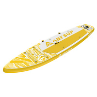 Usine en gros Doule Singer Layer Stand up surf SUP planche à pagaie gonflable 11.5 'x 33 "x 6"