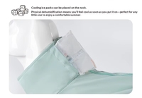 Gilet rafraîchissant pour chien, quatre pattes, été, fin, anti-UV, en polyester, décontracté, pour chiens de taille moyenne à grande, couvrant le ventre, pour temps chaud