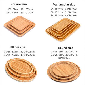 Bán Sỉ Khay Tre Vuông Hình Tròn Phục Vụ Bữa Sáng Trái Cây Bằng Gỗ Nhỏ Tự Nhiên Nhật Bản - Product Image 5