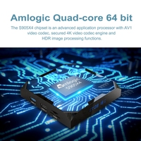 Récepteur Satellite X96 Max Plus 4 go + 64 go Amlogic S905X4 8K Smart TV BOX Android 11.0 décodeur lecteur multimédia