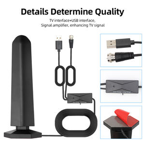 Antenne numérique intérieure HDTV amplifiée Smart TV avec prise en charge de la portée de 350 milles pour bâton TV Fire 4K 1080P - Product Image 3