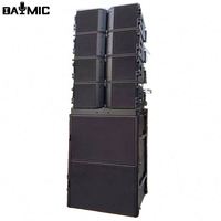 DAYMIC Sistema de Altavoces Line Array Profesional de Alta Calidad 1000W Woofer de 12/15 Pulgadas Activo para Exteriores DJ Escenario 2000W Máx. 1 Año de Garantía