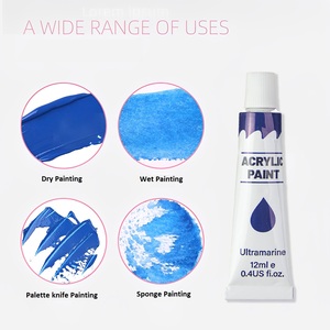 Ensemble <span class=keywords><strong>de</strong></span> peinture acrylique <span class=keywords><strong>Paul</strong></span> Cézanne Art, 12 couleurs, tubes <span class=keywords><strong>de</strong></span> 12 ml, pour enfants et débutants, pour <span class=keywords><strong>toile</strong></span> et papier - Product Image 4