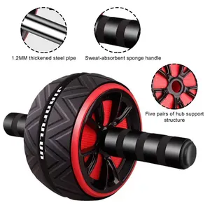 Fitness Exerciser 11-in-1 Home Gym Set Workout Fitness Equipment Abdominal Exercise Muscle Training Abs Ab Wheel Roller With Mat