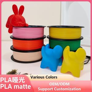 Filament d'imprimante 3D couleur personnalisée directement de l'usine PLA Mat Effet de changement de couleur ABS PETG 1.75mm 200C 250g - Product Image 3