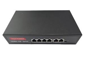<span class=keywords><strong>Precio</strong></span> de Fábrica en Shenzhen: Switch PoE Inteligente No Administrado de 4 Puertos Gigabit con IA Watchdog para Cámaras IP CCTV - Product Image 2