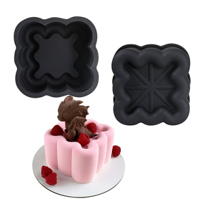 Vente directe d'usine, moules à gâteau en silicone ronds miniatures antiadhésifs de 4 pouces pour muffins, cupcakes, outils de pâtisserie - Product Image 6