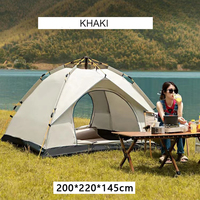 Table de camping pliante portable en alliage d'aluminium, design mid-century, base tréteau - 3 options de taille pour pique-nique à la plage
