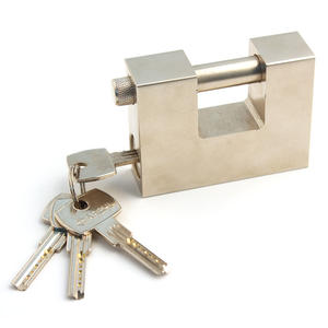 <span class=keywords><strong>Candado</strong></span> de hierro cuadrado cromado, - Product Image 2