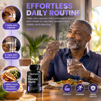 Capsules OEM pour la santé de la prostate chez l'homme, complexe de palmier nain, complément botanique pour la vitalité masculine, soutien de la vessie et du flux urinaire