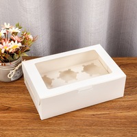 Offre spéciale Emballage Boulangerie Boîtes Cookie Emballage Boîte Dessert Pain Boîte Boulangerie Soleil Boulangerie Avec Fenêtre En Pvc Transparent