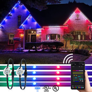 12V 24V <b>Smart</b> Wifi Control Warm White Track Pixel Point <b>Light</b> Rgbw 4 Wire IP68 Outdoor Permanent Roof Christmas <b>Lights</b> - Product Image 1