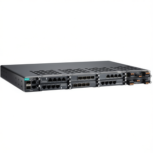 Commutateur Ethernet modulaire Moxa PT-G7828 avec 48 ports RJ45 1000 Mbps, protocole IEEE 802.3, appareil de mise en réseau d'entreprise - Product Image 2
