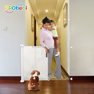 Ajustable de malla Puerta de bebé <span class=keywords><strong>barrera</strong></span> para escaleras - Product Image 6